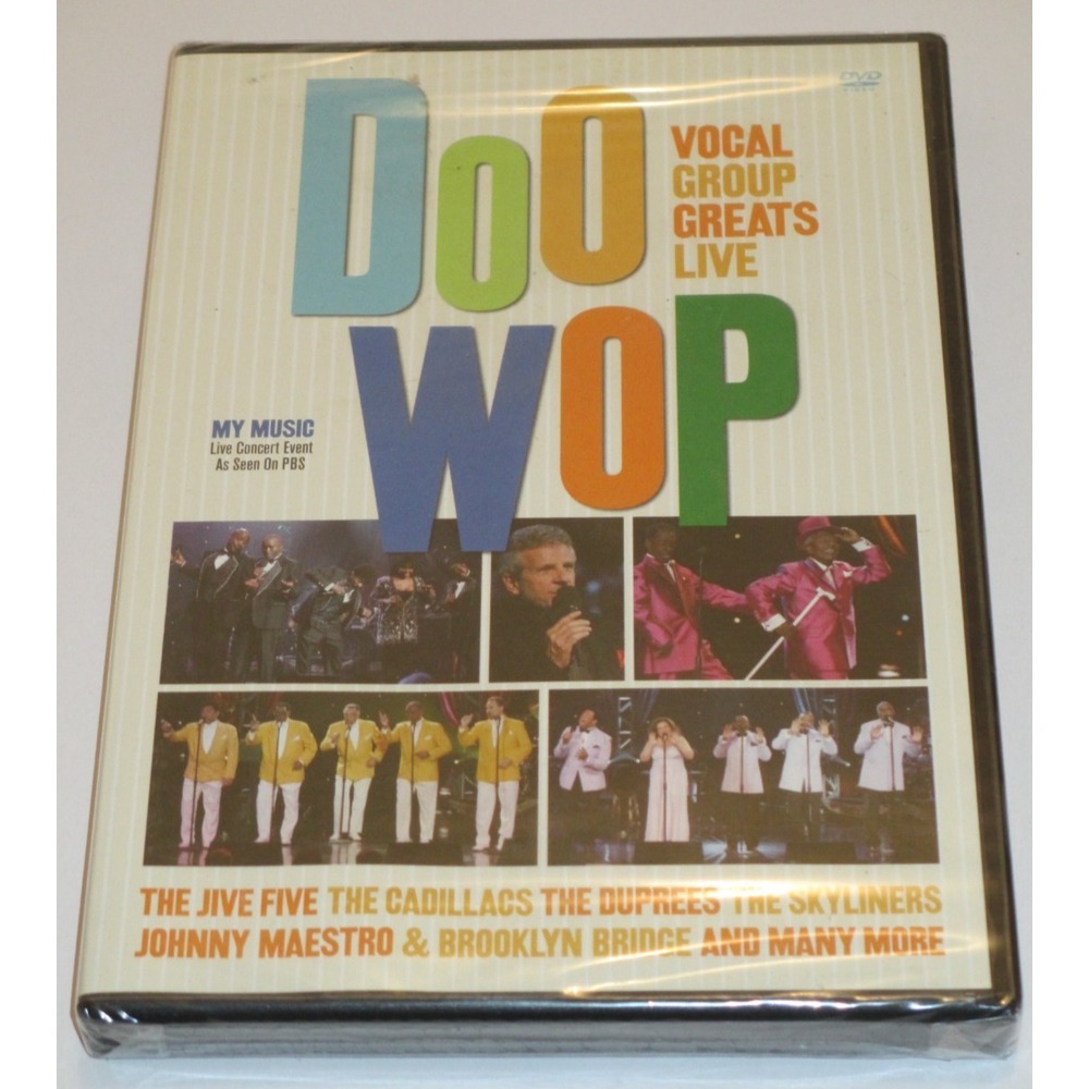 NEW Sealed Doo Wop Vocal Group Greats Live DVD PBS Skyliners Duprees